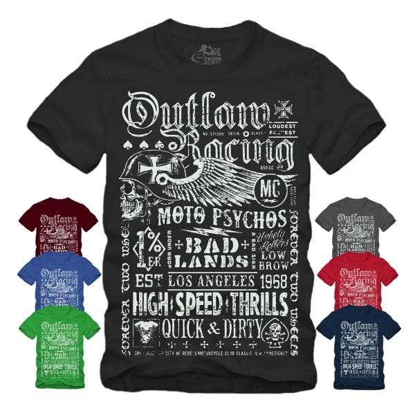 Outlaw Racing - 1% - Moto Psychos - Shirt S-XXXXL