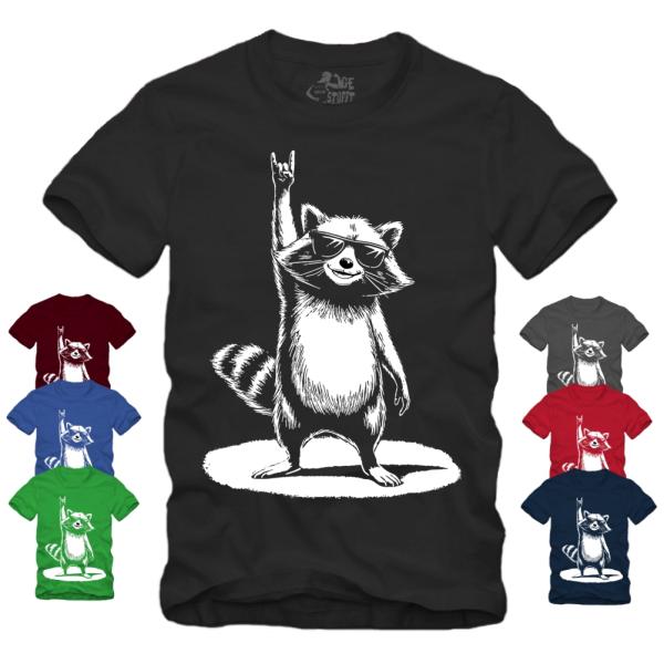 Raccoon Waschbär  - Shirt S-XXXXL