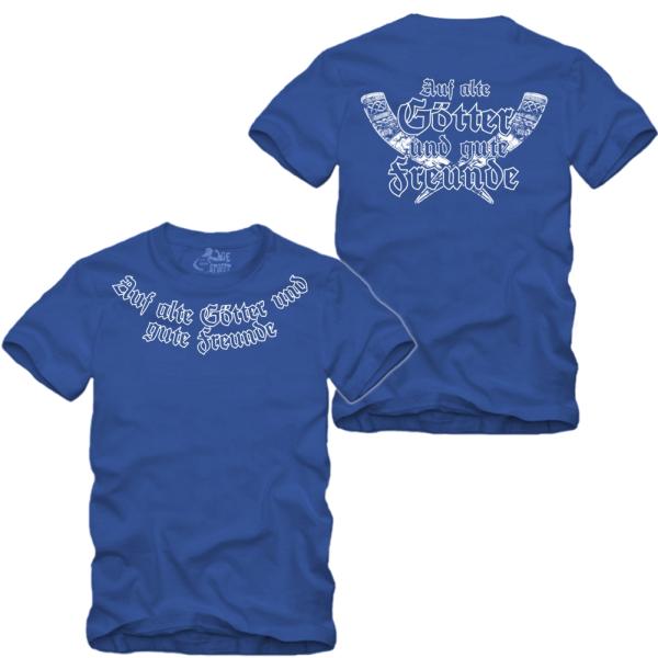 Auf alte Götter und Gute Freunde - Ringkragen Shirt S-XXXXL