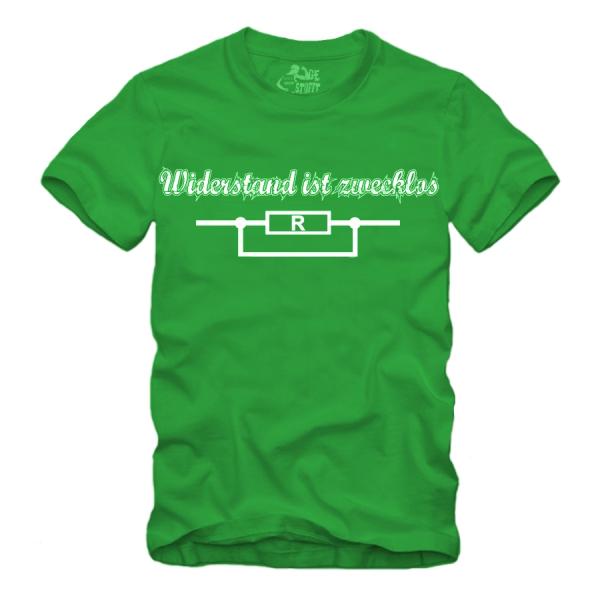 Widerstand zwecklos - Elektriker - Shirt S-XXXXL