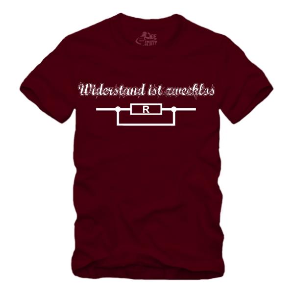 Widerstand zwecklos - Elektriker - Shirt S-XXXXL