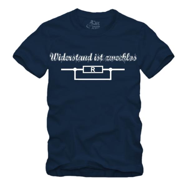 Widerstand zwecklos - Elektriker - Shirt S-XXXXL