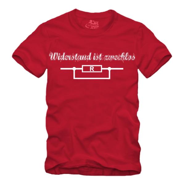 Widerstand zwecklos - Elektriker - Shirt S-XXXXL
